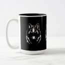 Search for black white wolf mugs Wolves