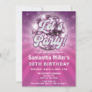 Search for 70s disco birthday invitations Groovy