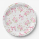 Search for pink bow plates Chic