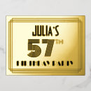 Search for 57th birthday invitations Elegant