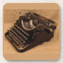 Search for typewriter coasters Vintage