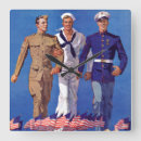 Search for vintage military clocks Flags