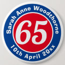 Search for 65th badges Birthday