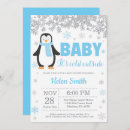 Search for blue snowflake baby shower invitations Baby its cold outside