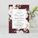 Search for elegant tropical invitation wedding wedding invitations Burgundy