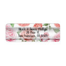 Search for coral wedding return address labels Floral