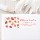 Search for watermelon return address labels Trendy