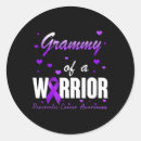 Search for pancreatic cancer ribbon stickers Support