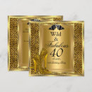Search for leopard shoe invitations Gold