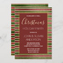 Search for green gold corporate christmas invitations Foil