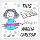 Search for stick figures labels Illustration