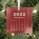 Search for march christmas tree decorations Red