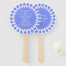 Search for circle fans wedding wedding programs Dots