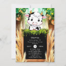 Search for happy cows invitations Watercolor