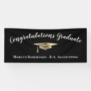 Search for black and gold graduation banners College