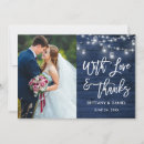 Search for just married thank you cards Love and thanks