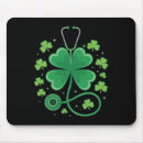Search for green shamrocks mousepads Celebration