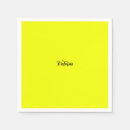 Search for bright neon yellow napkins Fluorescent