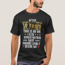 Search for 10 year anniversary tshirts Marriage