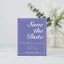 Search for periwinkle wedding save the dates Purple