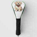Search for golden retriever golf head covers Cute