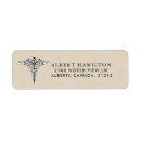 Search for medical symbol return address labels Doctor