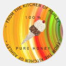 Search for pure honey stickers Gold