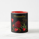 Search for gold ribbon mugs Elegant