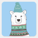 Search for polar bear stickers Let it snow