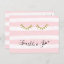 Search for pink gold glitter postcards Girly