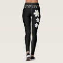 Search for black and white daisy leggings Pattern