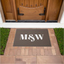 Search for initials doormats Modern