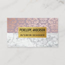 Search for white rose business cards Interior designer