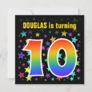 Search for a 10 invitations Ten years old