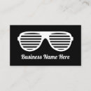 Search for music artist business cards Retro