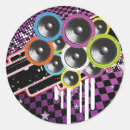 Search for audio stickers Black