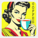 Search for retro ladies stickers Woman