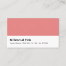 Search for millennial business cards Simple