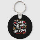 Search for bilingual key rings Teacher life