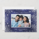Search for blue and silver christmas cards Xmas