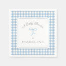 Search for light blue gingham napkins Classic