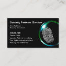 Search for security business cards Simple