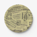 Search for music notes paper plates Treble clef