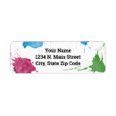Search for painter return address labels Colourful