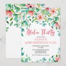 Search for luau 30th birthday invitations Aloha