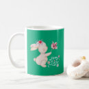 Search for bunny and flowers mugs Easter