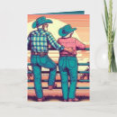 Search for cowboy anniversary cards Western