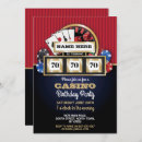 Search for slot machine birthday invitations Party