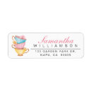 Search for teacup return address labels Trendy