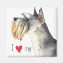 Search for mini schnauzer magnets Terrier